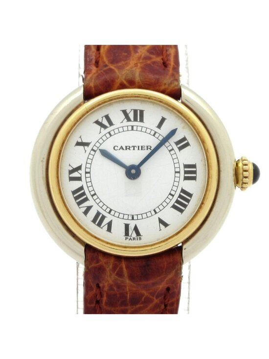 Cartier Watch Vendome Line 18k White Gold 18k Yellow External main image 10